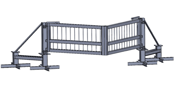 Противотаранные ворота